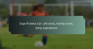 Duje Ćaleta-Car: Life story, Family roots, Early aspirations